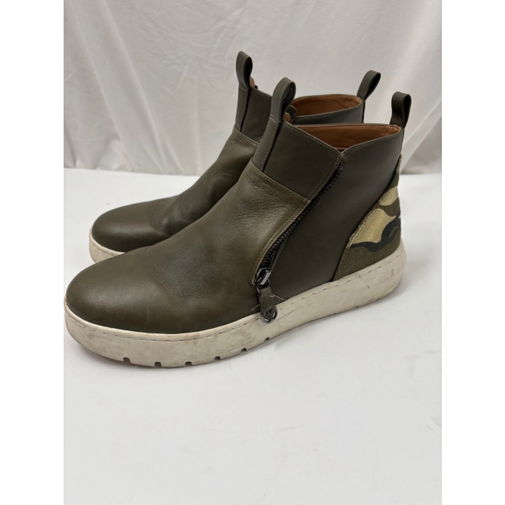 Women's Vionic Brinkley Ankle Boots Size 9 Olive Green Camo - Picture 2 of 9